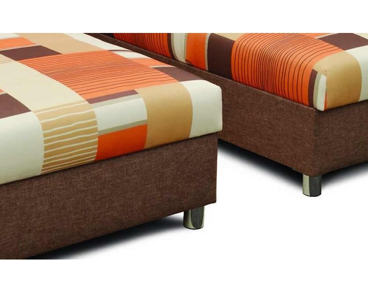 Čalouněná postel s úložným prostorem DUO