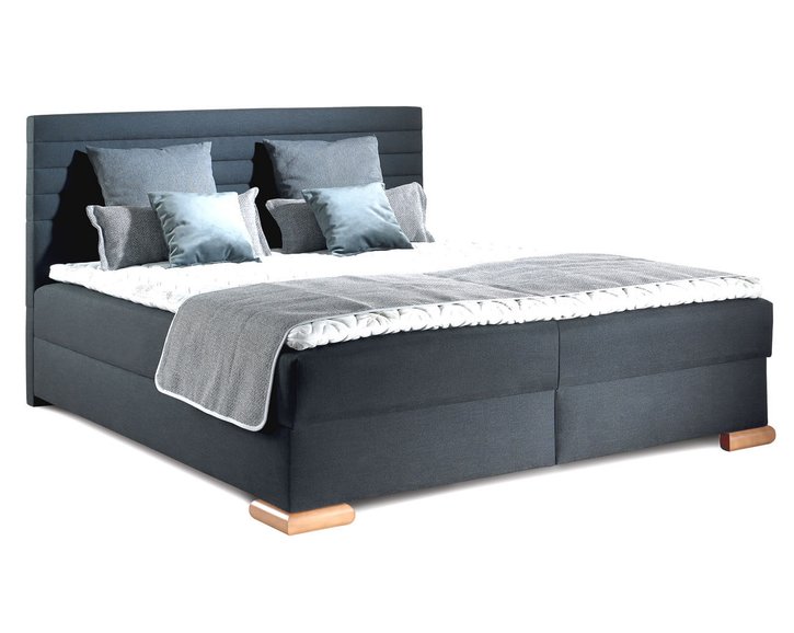 Americká postel boxspring s úložným prostorem CORALO Americká postel boxspring s úložným prostorem CORALO