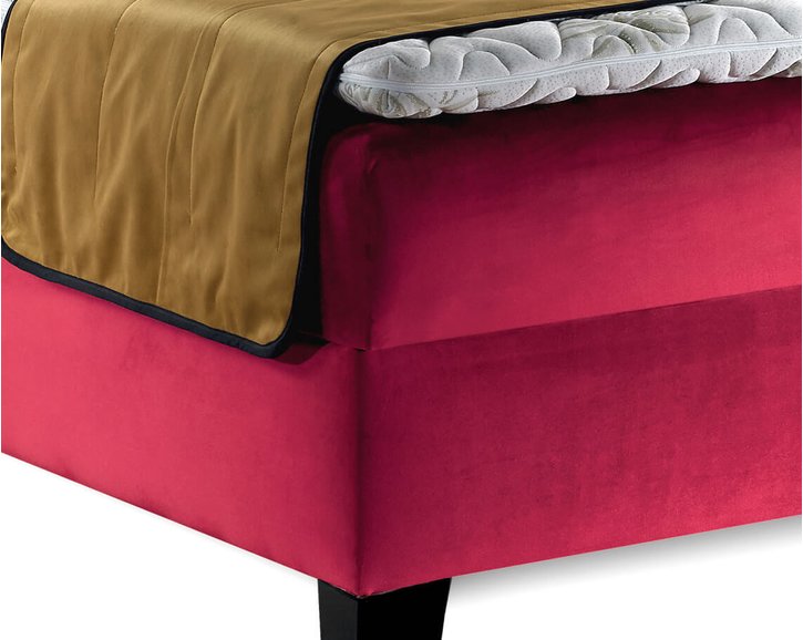 Americká postel boxspring s úložným prostorem RETO