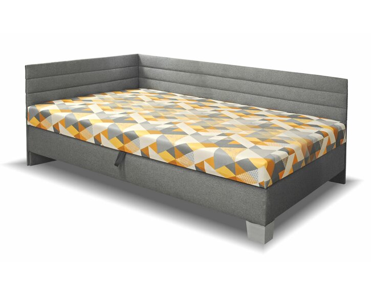 Čalouněná postel s úložným prostorem Elite, 110x200cm