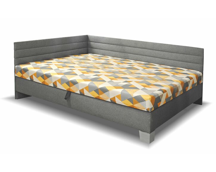 Čalouněná postel s úložným prostorem Elite, 140x200 cm