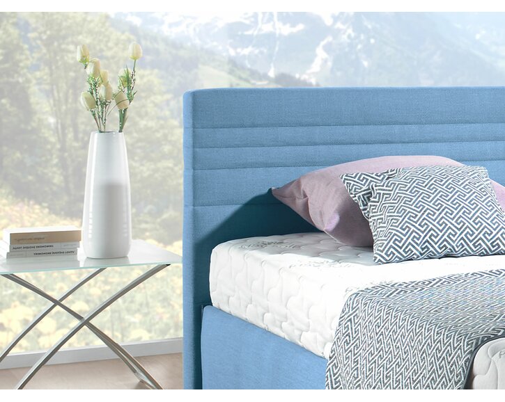 vodorovné prošití čela postel VIVA