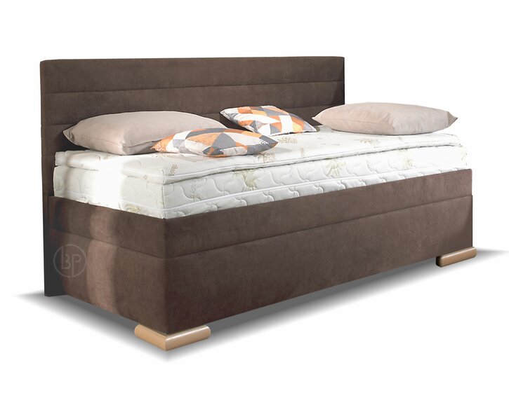 Postel boxspring VENETO s bočním čelem a úložným prostorem Postel boxspring VENETO s bočním čelem a úložným prostorem