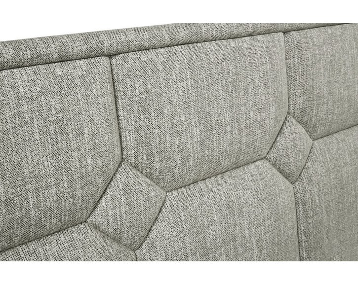 Zvýšená čalouněná postel s úložným prostorem Doris de Luxe