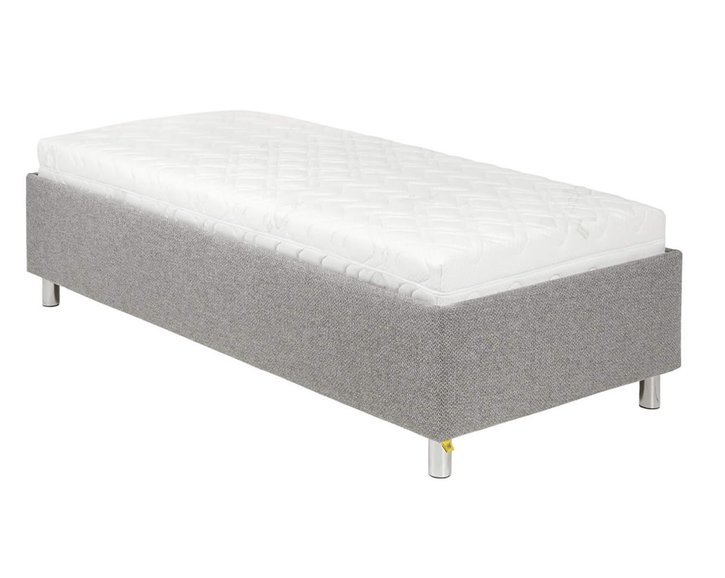 Zvýšená čalouněná postel s úložným prostorem Jakub