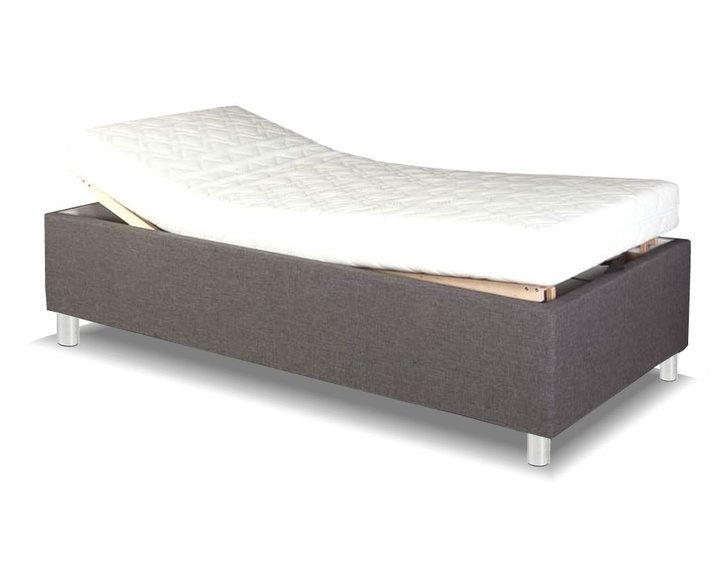 Zvýšená čalouněná postel s úložným prostorem Jakub, 90x210cm Zvýšená čalouněná postel s úložným prostorem Jakub, 90x210cm