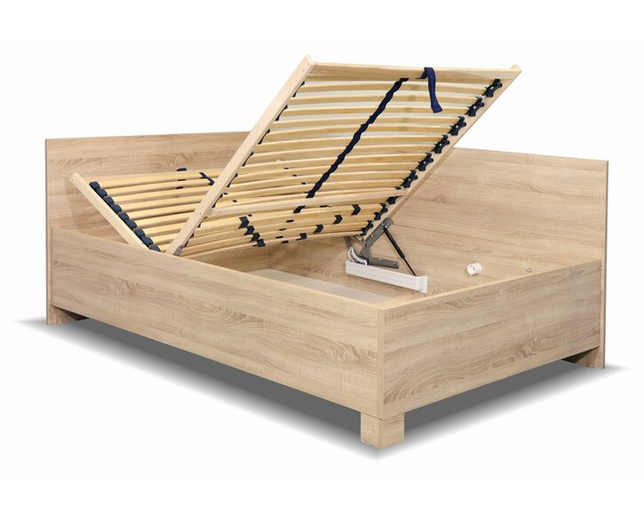 Rohová zvýšená postel Relita, s úložným prostorem, 120x200 Rohová zvýšená postel Relita, s úložným prostorem, 120x200