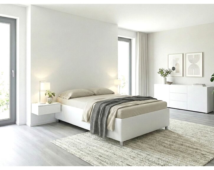 Zvýšená válenda s úložným prostorem Roneta, 120x200