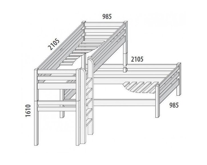 Palanda elko DOMINO D858/BC nízká, masiv buk Palanda elko DOMINO D858/BC nízká, masiv buk