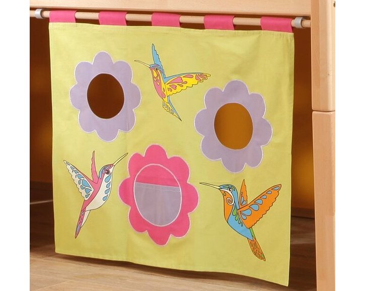 Textilní domeček Louka D259, boční - ke zvýšeným postelím- Domino Textilní domeček Louka D259, boční - ke zvýšeným postelím- Domino