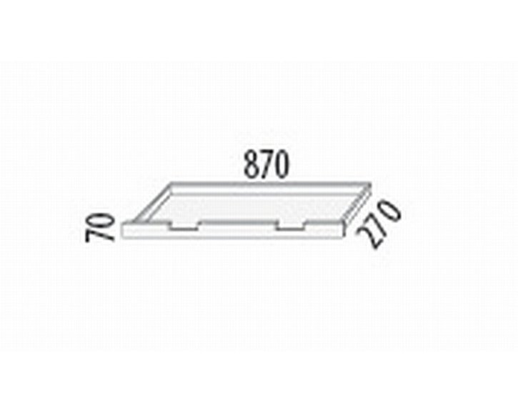 Zásuvka ke stolu D733, masiv smrk