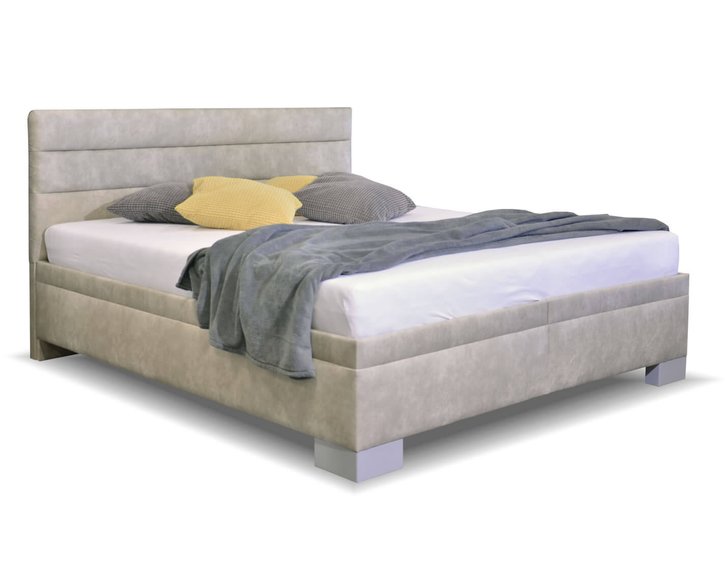 Čalouněná postel s úložným prostorem Antila