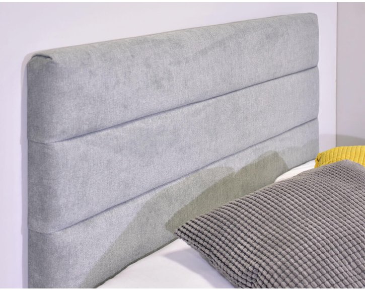 Čalouněná postel s úložným prostorem Fontana, 140x200 cm