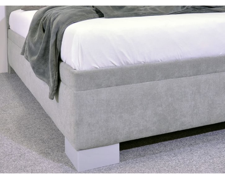 Čalouněná postel s úložným prostorem Laterna, 140x200 cm
