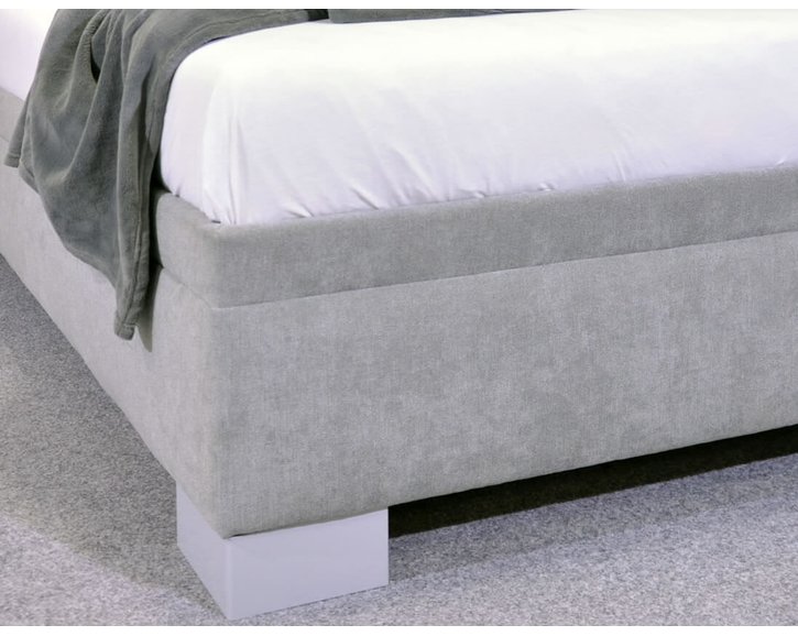 Čalouněná postel s úložným prostorem Litera, 120x200 cm