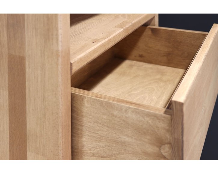 Noční stolek CAMPUS, masiv buk