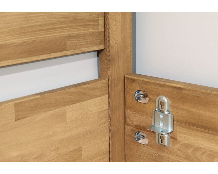 Zvýšená postel z masivu Klementin, 80x200, 90x200,  masiv buk