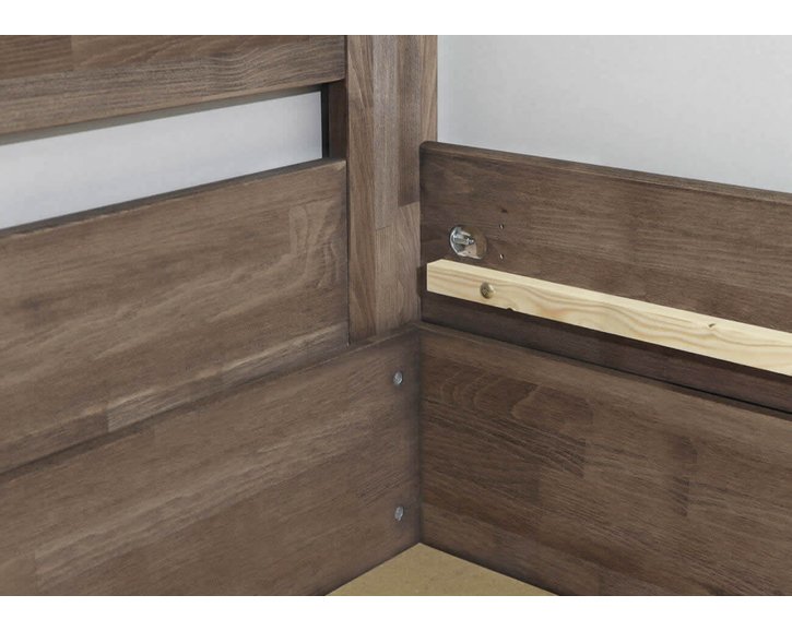 Postel s úložným prostorem ARION 2, 90x200, masiv buk