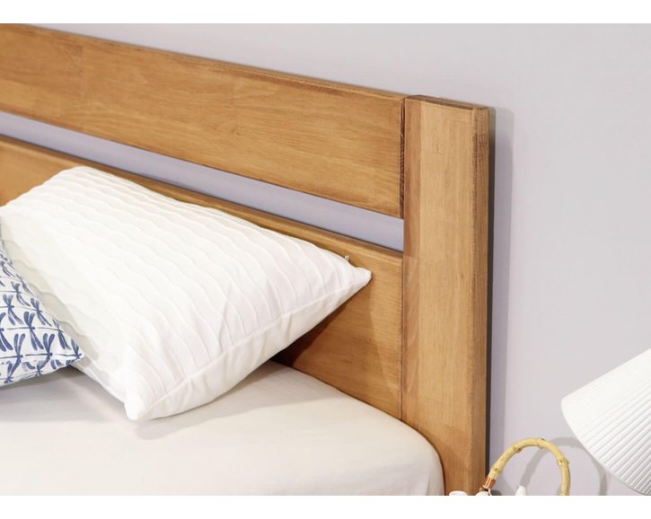 Zvýšená postel z masivu Academia, 80x200, 90x200, masiv buk, Levá