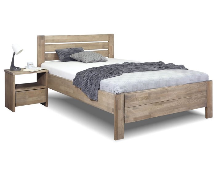 Zvýšená postel z masivu Mistral, masiv buk, 140x200 Zvýšená postel z masivu Mistral, masiv buk, 140x200