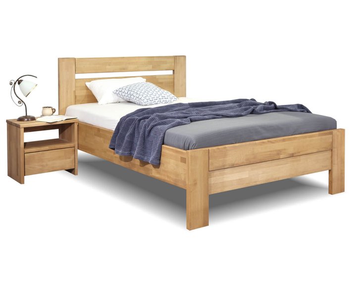 Zvýšená postel z masivu Orfeus, 140x200, masiv buk Zvýšená postel z masivu Orfeus, 140x200, masiv buk