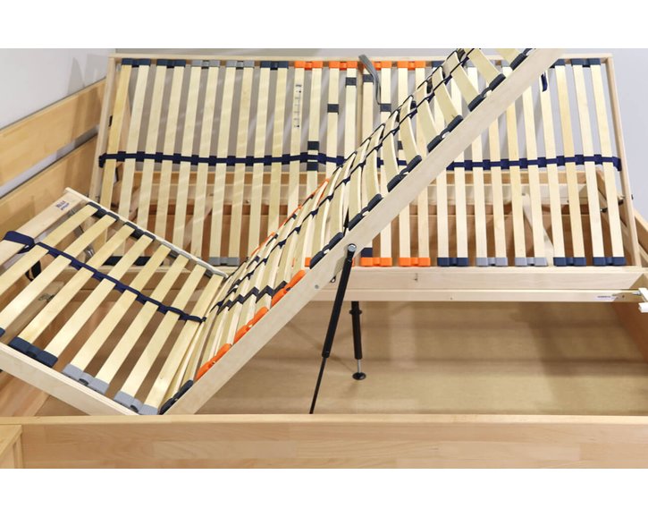 Postel s úložným prostorem Trinity, masiv buk