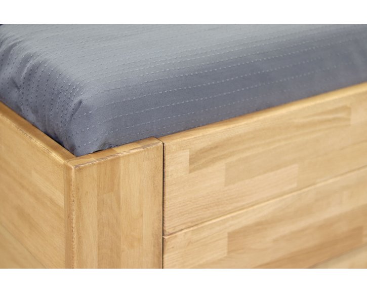 Postel z masivu Trinity 2, 120x200, masiv buk