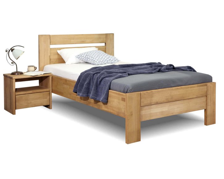 Zvýšená postel z masivu Orfeus, masiv buk, 120x200 Zvýšená postel z masivu Orfeus, masiv buk, 120x200
