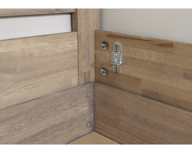 Postel s úložným prostorem Primátor, 120x200, masiv buk