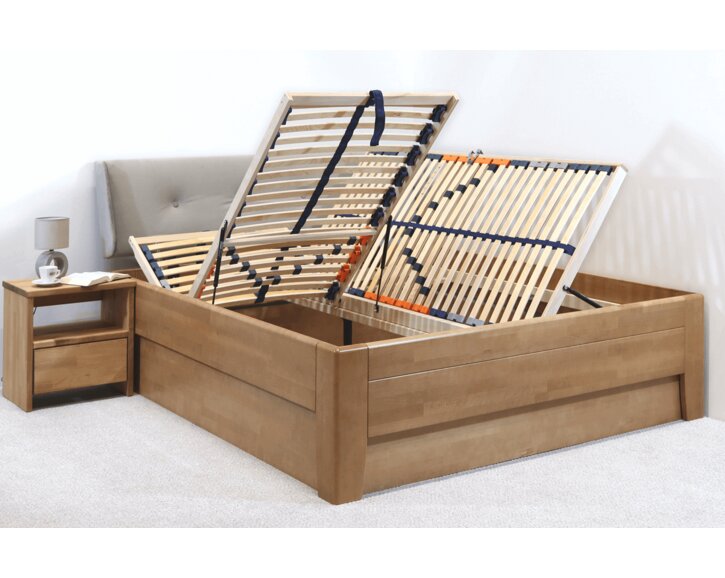 Detail roštů - postel Casanova 2