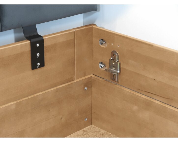 Zaoblení - dvoulůžko z masivu Casanova3, masiv buk