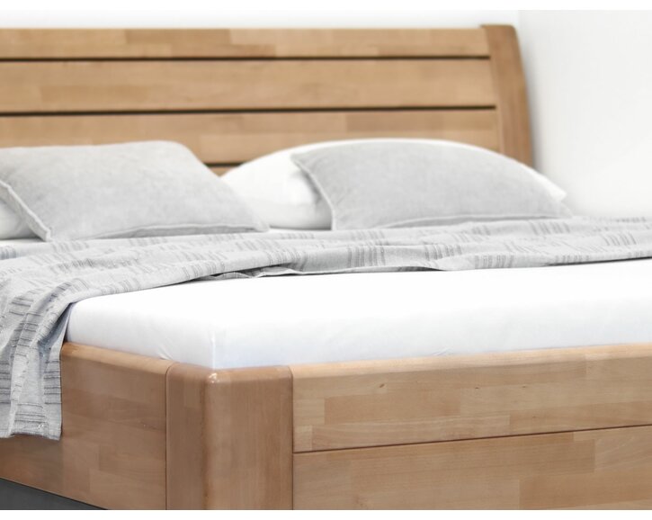 Rohový spoj - dvoulůžko z masivu Concepta