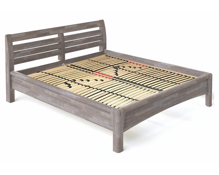 Detail roštu - postel dvoulůžko z masivu Constanta