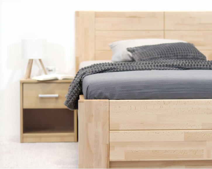 Čelo - dvoulůžko z masivu Energy, masiv buk