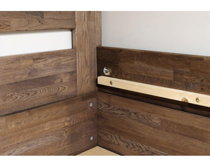 Postel s úložným prostorem Trinity, 80x200, 90x200, masiv buk