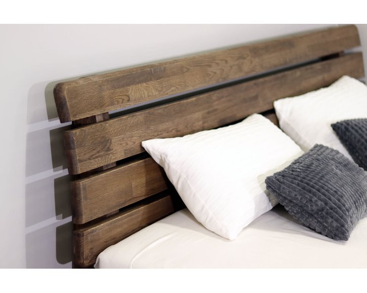 Postel s úložným prostorem Odysea, masiv dub