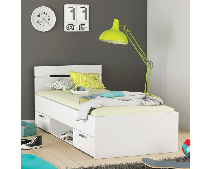 Zvýšená  postel s úložným prostorem Michigan 90x200, lamino