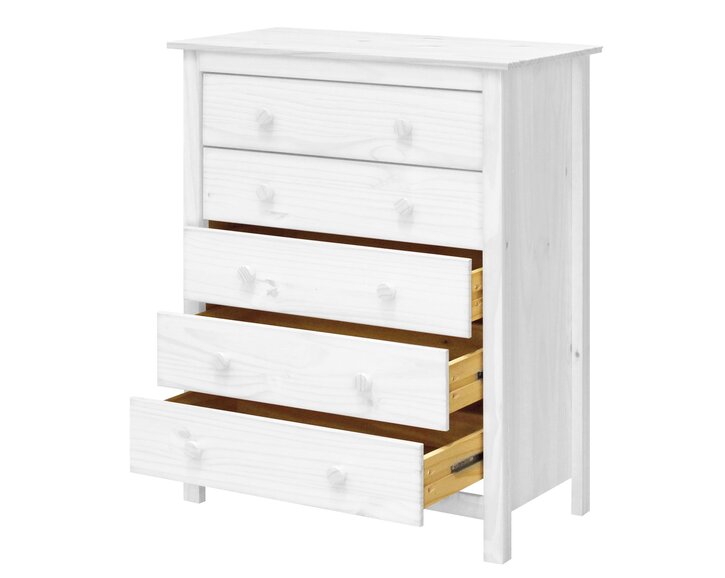 Komoda - 5 zásuvková IA8077B, masiv smrk