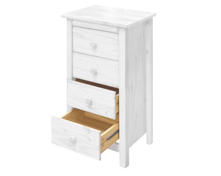 Komoda 4 zásuvková 8098B, masiv borovice