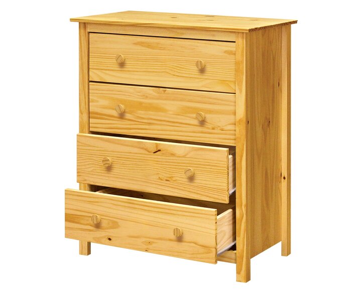 Komoda - 4 zásuvková IA9132, masiv borovice Komoda - 4 zásuvková IA9132, masiv borovice