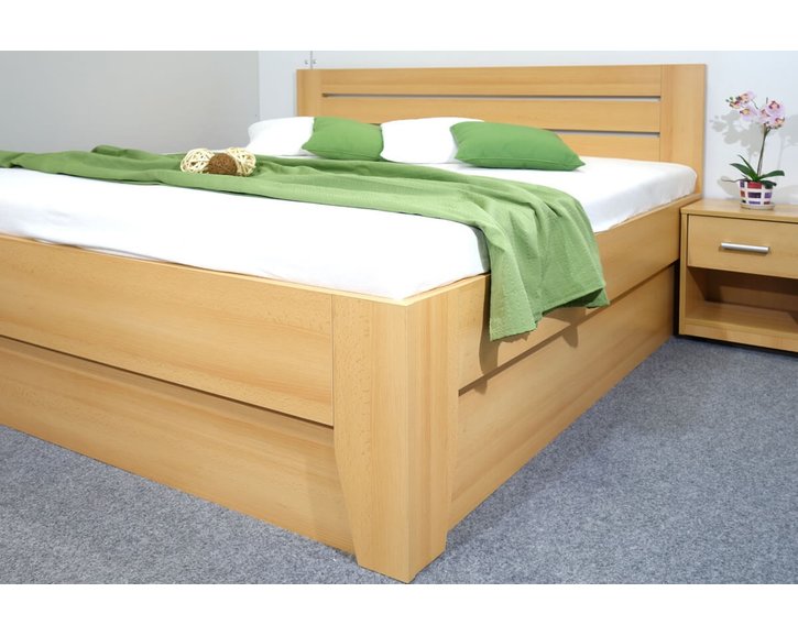 Manželská postel s úložným prostorem CANARIA