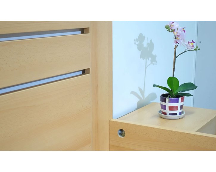 Zvýšená postel jednolůžko CANARIA 80x210, 90x210