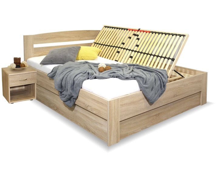 Rozšířená postel s úložným prostorem Maria 200x220 Rozšířená postel s úložným prostorem Maria 200x220