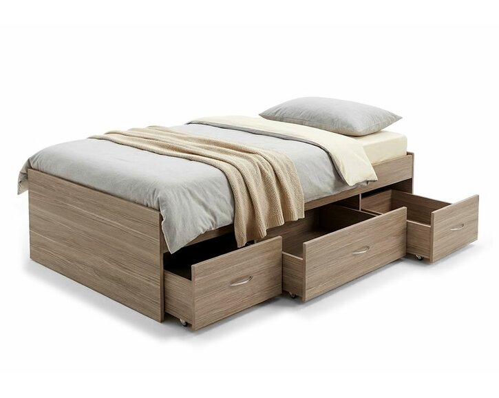 Vyvýšená válenda  s úložným prostorem BETA, 90x200cm