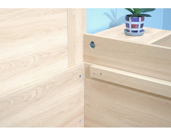 Rozšířená postel dvoulužko s úložným prostorem CANARIA 200x200