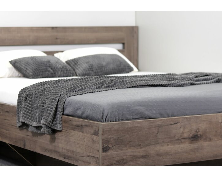 Detail hrany - úložná posteľ Elevia