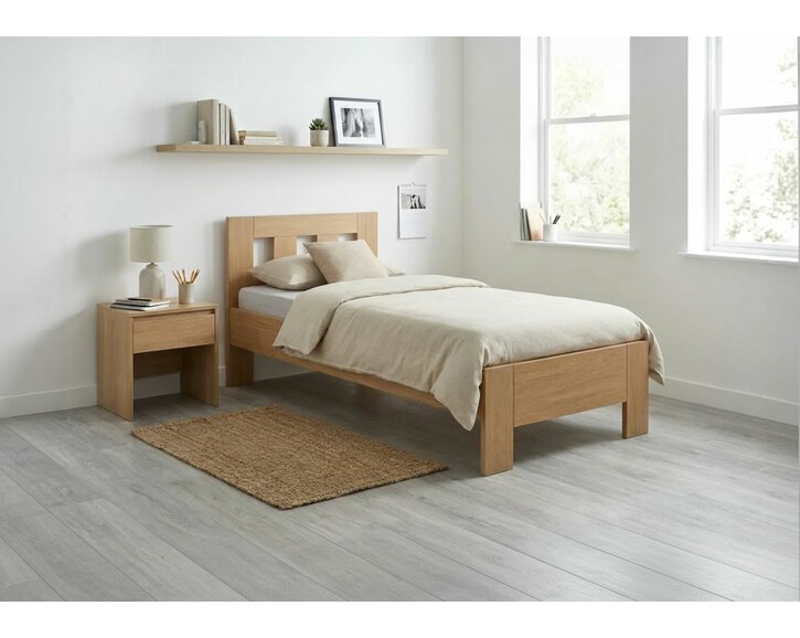 Zvýšené jednolůžko z lamina MALAGA