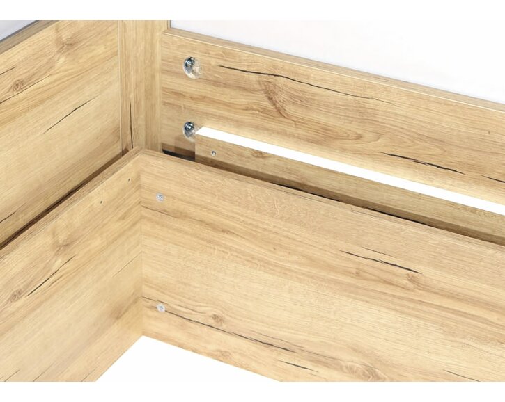 Manželská postel s úložným prostorem OTO, boční výklop