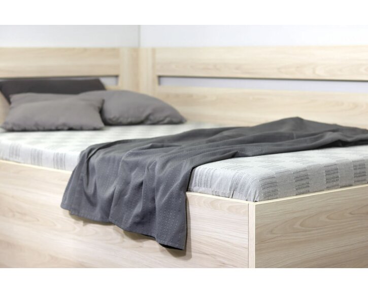 Detail hrany - Rohová úložná postel Richardo