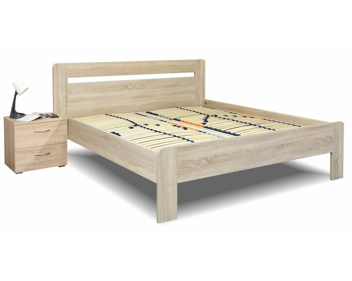 Postel dvoulůžko Santoria - oblá rám